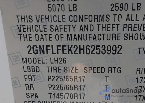 2017 Chevrolet Equinox Lt from USA, damaged, VIN 2GNFLFEK2H6253992